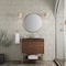 James Martin Vanities 31.5'' Single Vanity, Mid-Century Wlnt, Champagne Brass Base w/ Charcoal Black Composite Stone Top 805-V31.5-W-CB-CH - alternate 5